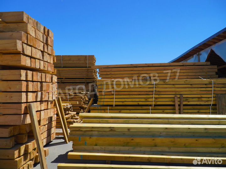 Брус на обвязку фундамента 200 мм 6 метров