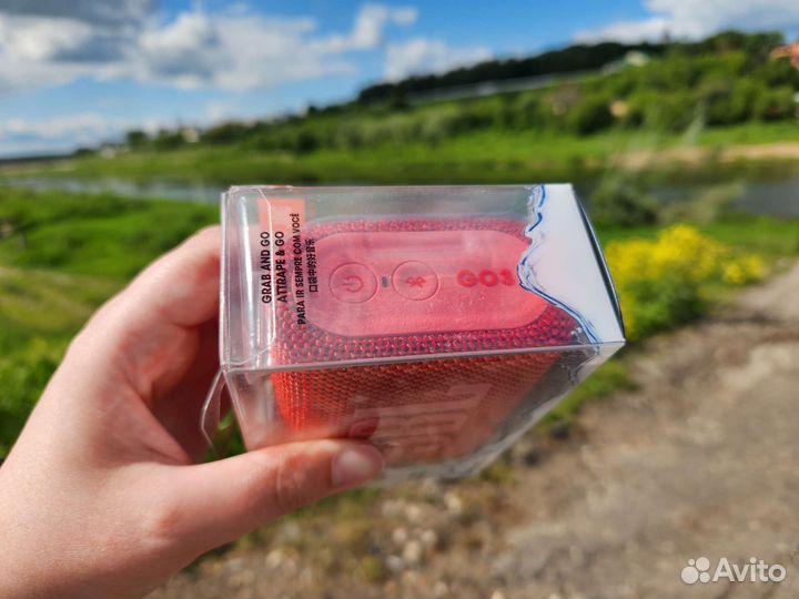 Колонка JBL Go 3, красная. Оригинальная. Новая