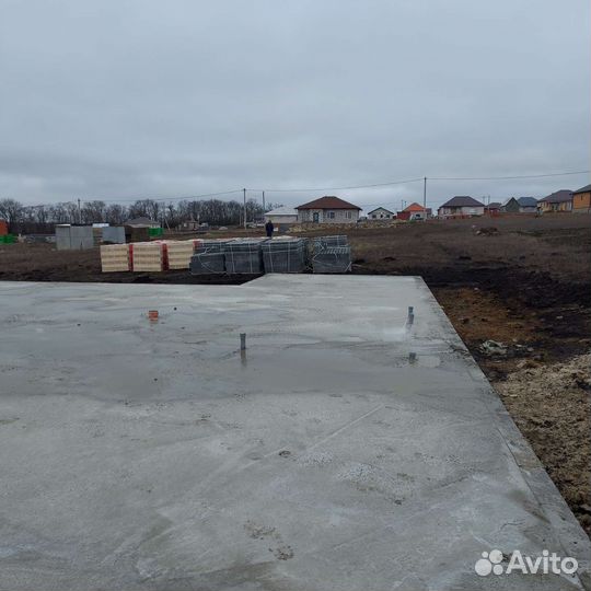 Заливка полов. Плита под ключ. Черновые полы