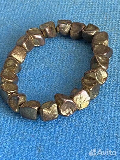 Женский браслет метеоритное железо