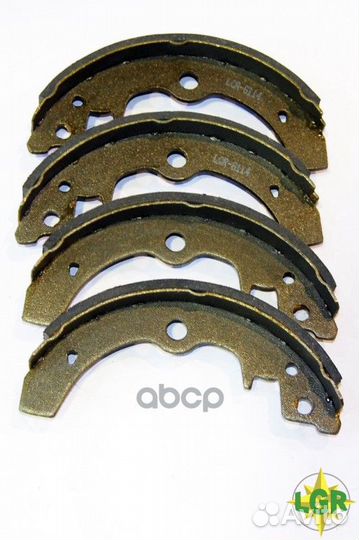 Колодки задние ваз 1111 ока LGR LGR6114 LGR