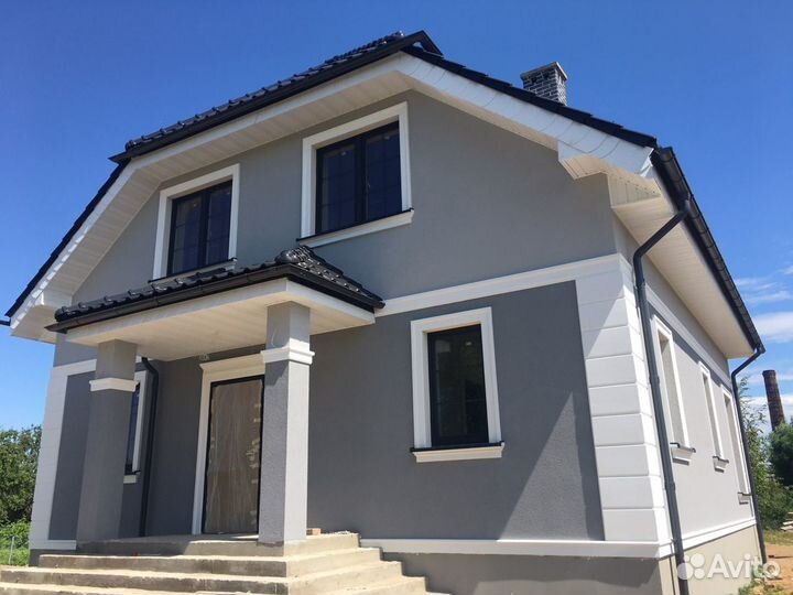 Фасадные работы.Отделка фасада, Короед,Шубка