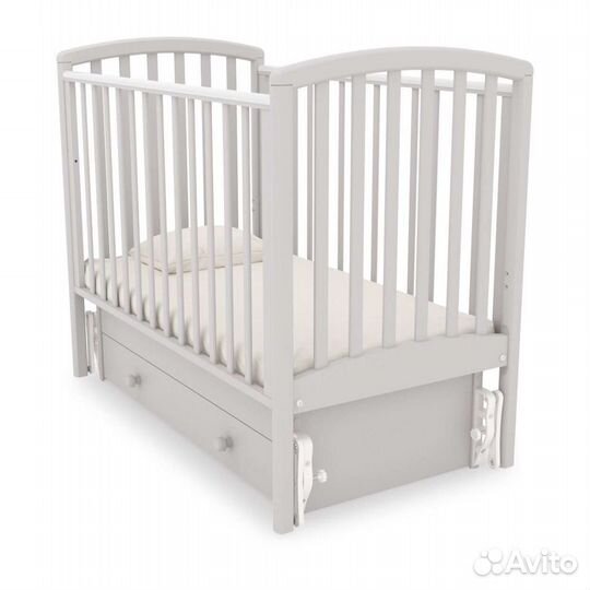 Кроватка с маятником Гандылян Дашенька с матрасом