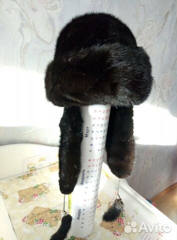 Шапка норковая женская