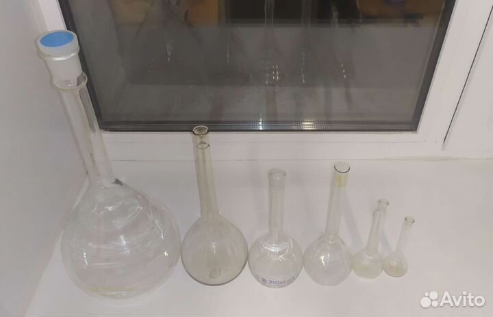 Колбы химические мерные