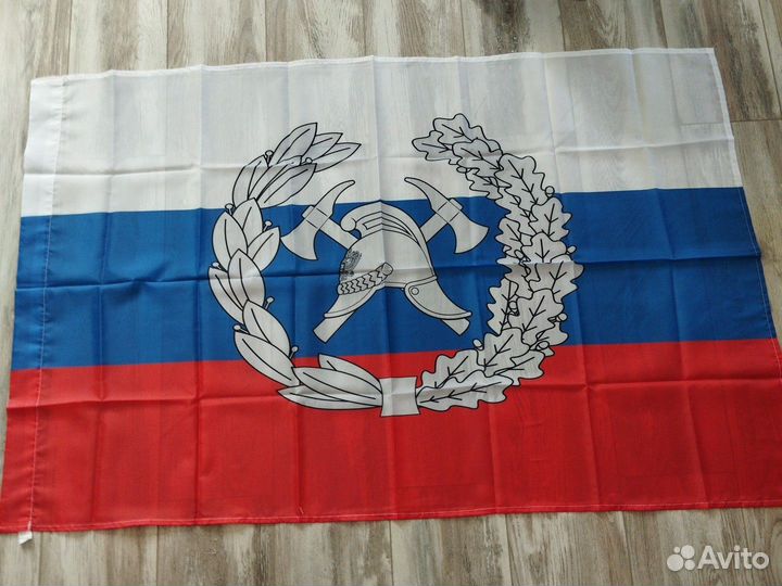 Флаг пожарная охрана РФ, 90х135 см