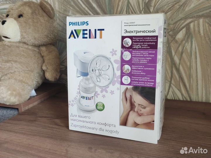 Молокоотсос avent электрический