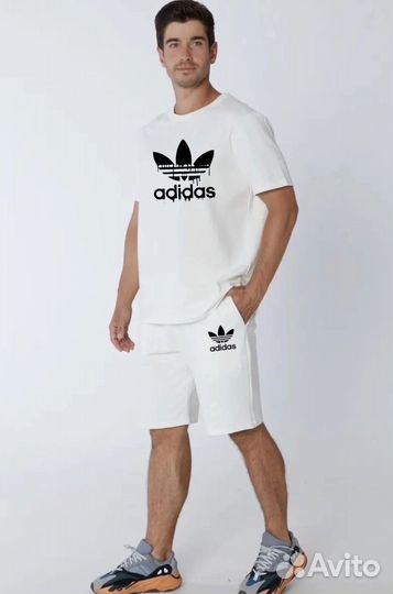 Летний костюм Adidas шорты+футболка