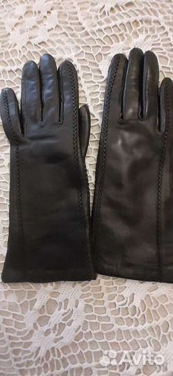 Перчатки кожаные,женские. Италия