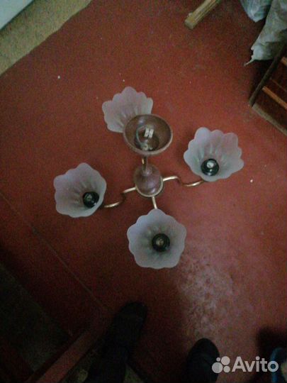 Люстра потолочная подвесная бу