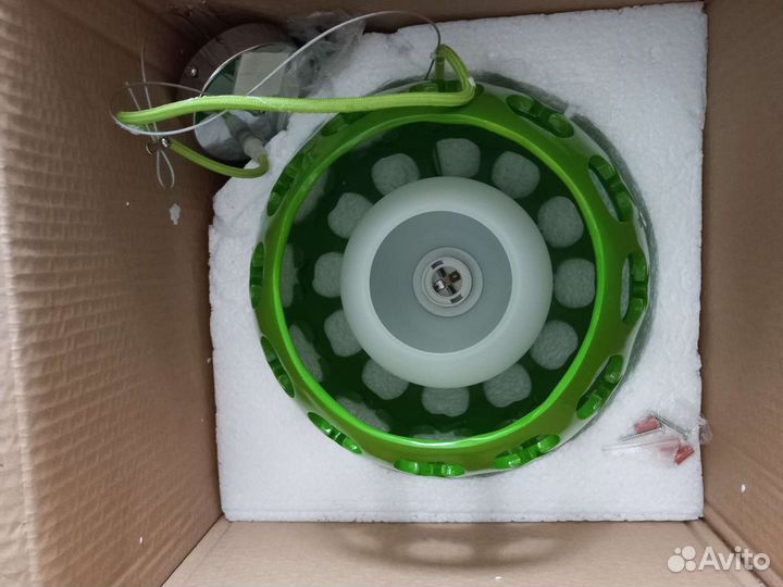 Светильник новый зелёный яблоко