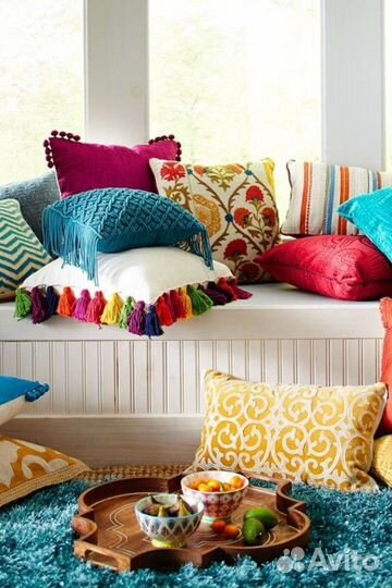 Постельное белье, пледы, декор. подушки, шторы