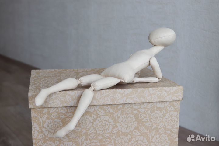 Пара Леон и Маргарита. Заготовки интерьерных кукол