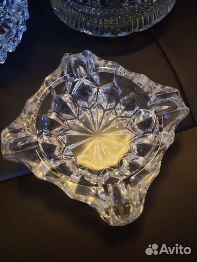 Пепельница хрусталь стекло СССР