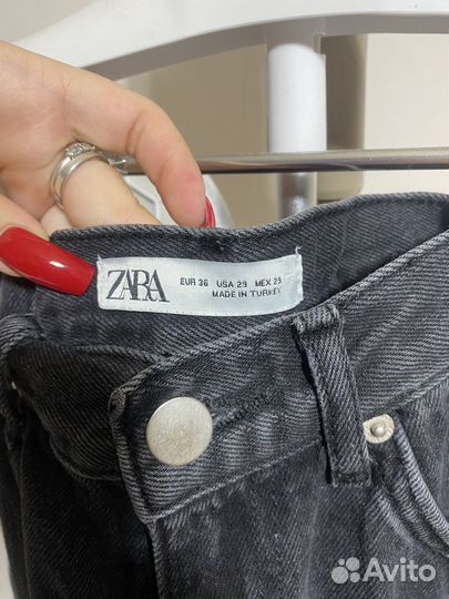 Джинсы на низкой посадке y2k zara