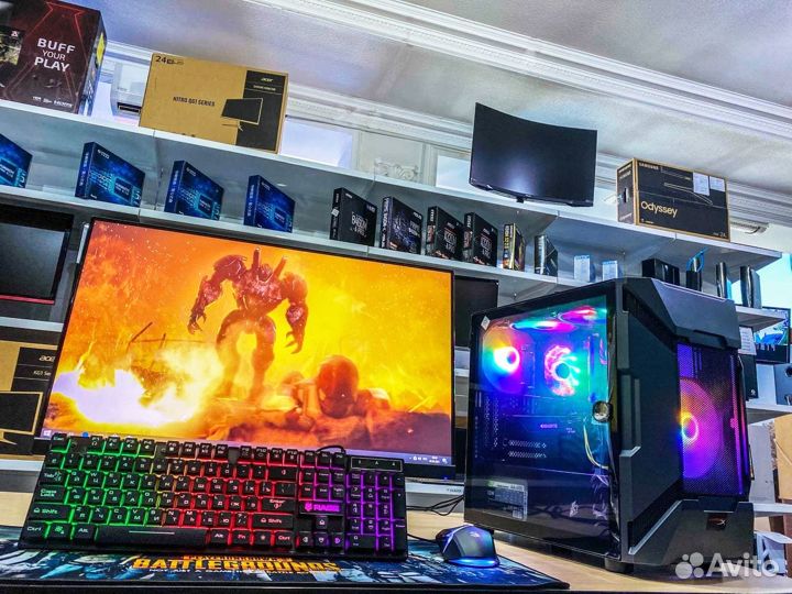 Компьютер intel i3-10100f + GTX 1050Ti Рассрочка