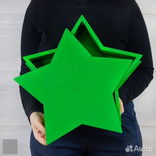 Зелёная звезда подарочный бокс
