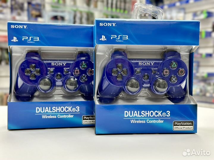 Геймпад DualShock Реплика Синий (PS3) NEW