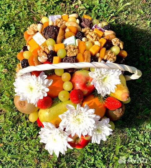 Съедобные букеты из сухофруктов. Мужской букет