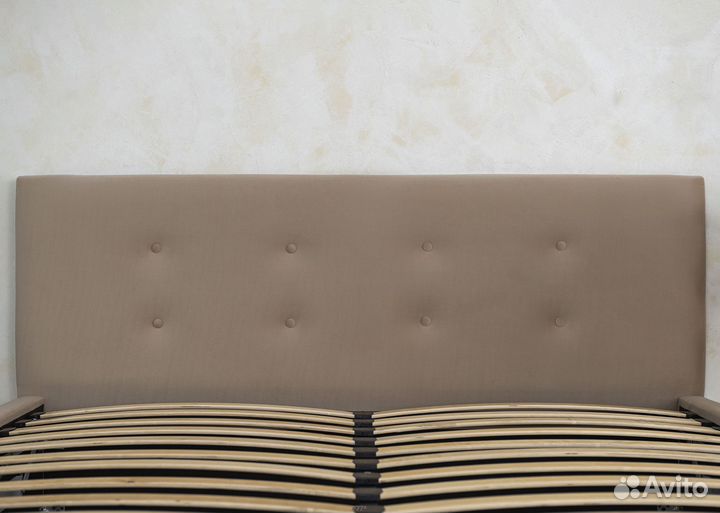 Кровать евро 200х200 Роза велюр