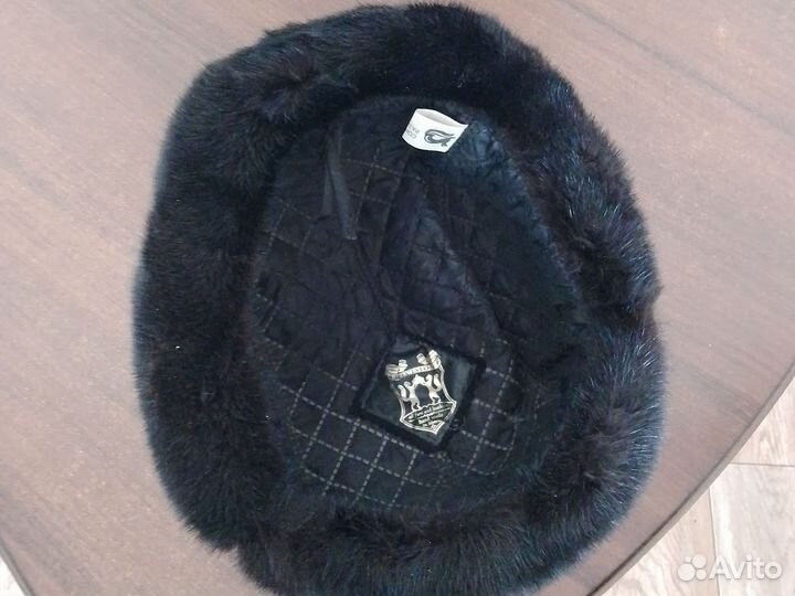 Норковая шапка мужская 60 размер