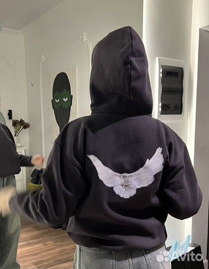 Худи yeezy gap benciaga dove hoodie