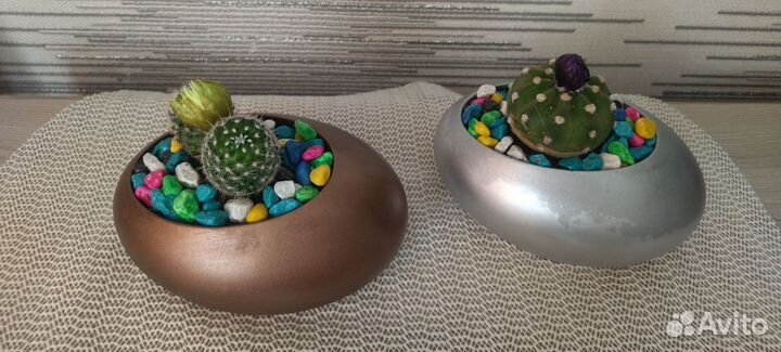 Кашпо из гипса