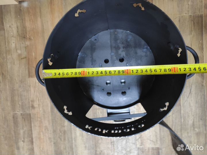 Печь для казана с зольником и дверцей