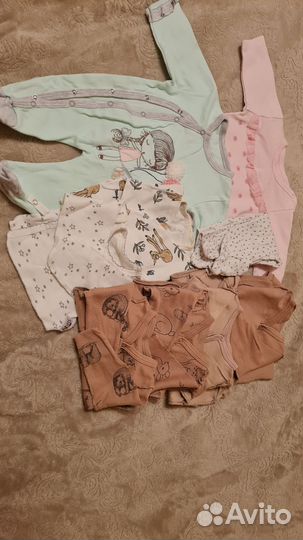 Детские вещи 50-56 размер. Бронь