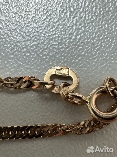Цепь золотая женская