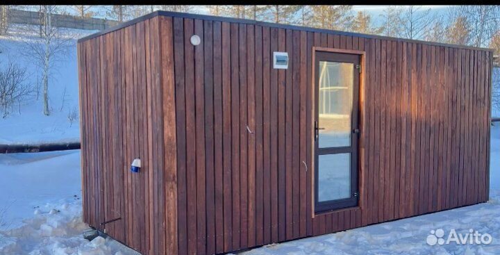 Дом дачный из контейнера