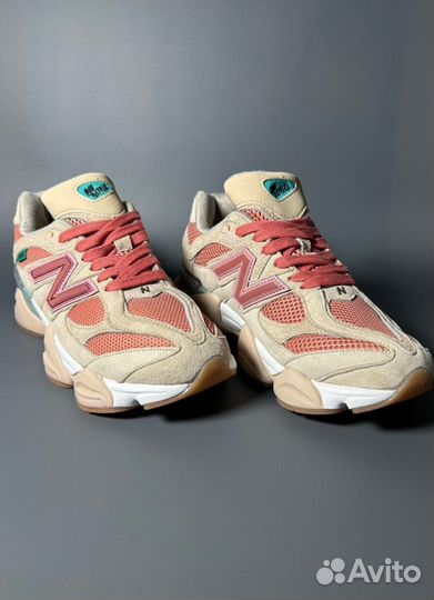 Кроссовки New Balance 9060 Cookie Pink Люкс