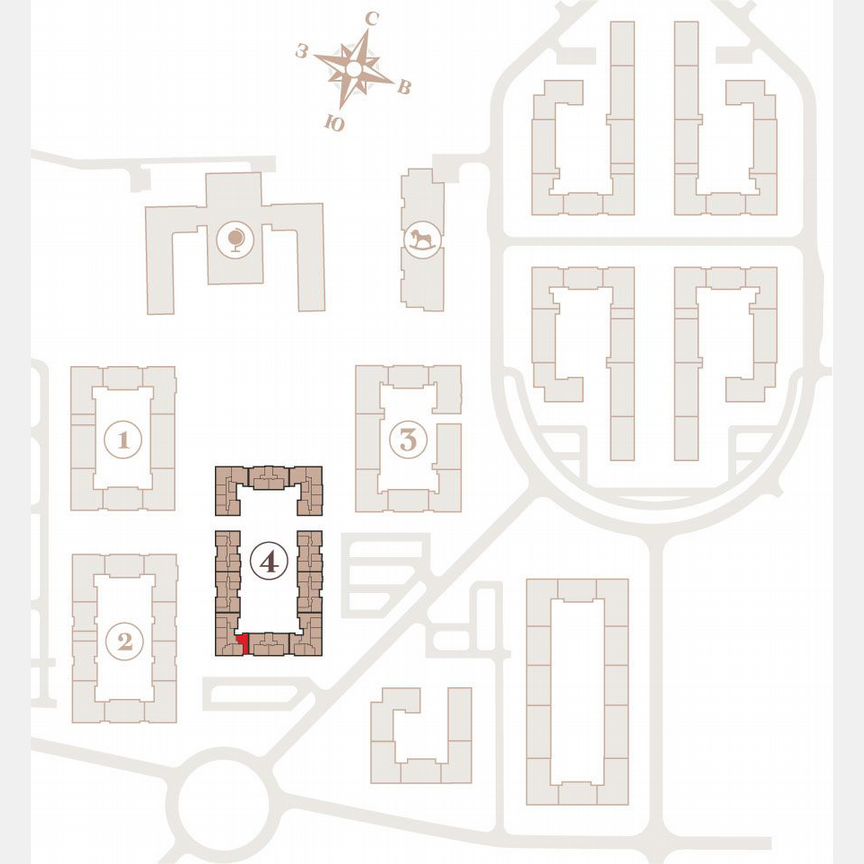 2-к. квартира, 56 м², 3/4 эт.