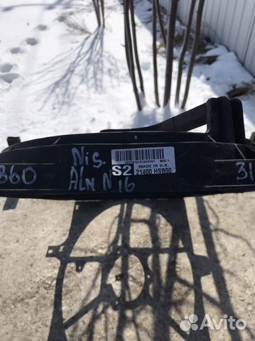 Диффузор радиатора Nissan Almera