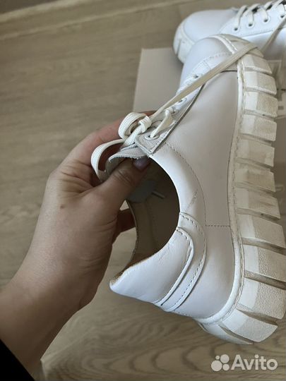 Кеды натуральная кожа 38