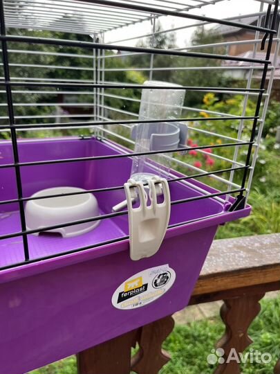 Новая клетка для грызунов Ferplast, с наполнением