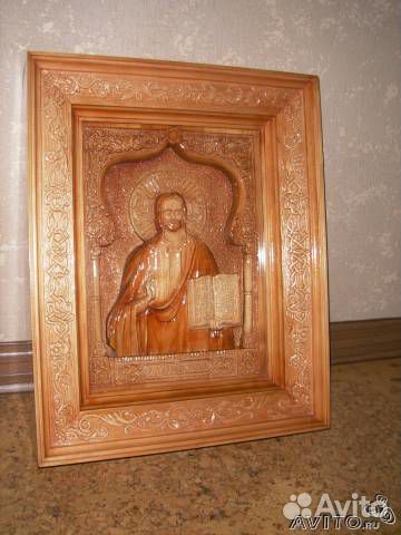 Иконы, резьба по дереву, продам