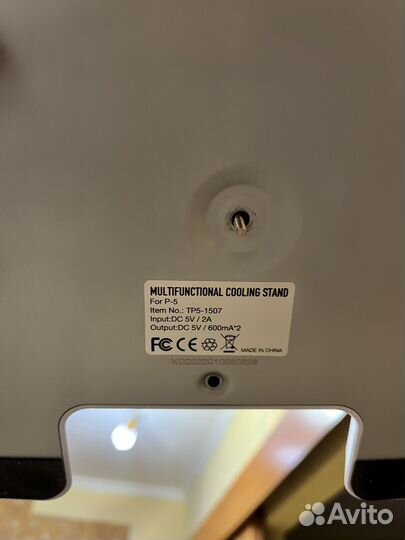 Подставка с системой охлаждения и з/у для пс5