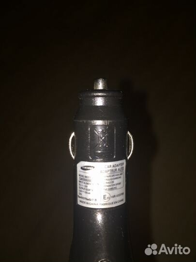 Автомобильная зарядка samsung micro USB