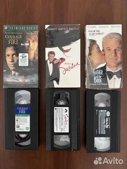 Видеокассеты VHS с фильмами на англ языке США ориг