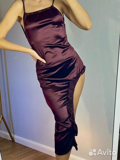 Платье женское бордовое 42 44