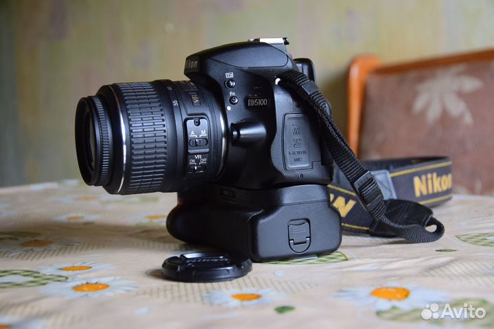 Nikon D5100 KIT 18-55 с малым пробегом