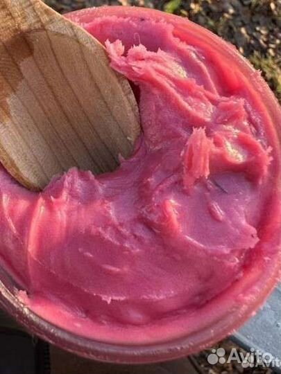 Мёд-суфле с малиной