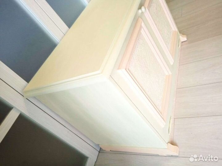 Тумба Обувница деревянная шпон авторский редизайн