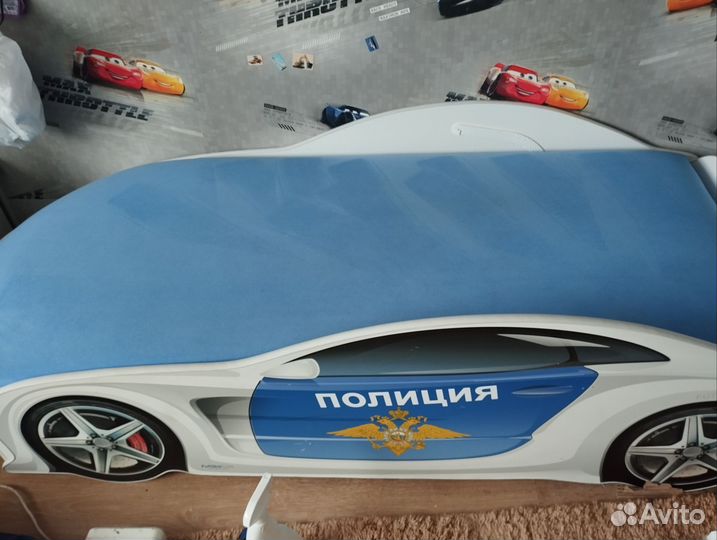 Детская кровать машина для мальчика