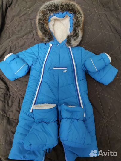 Комбинезон трансформер зимний на овчине