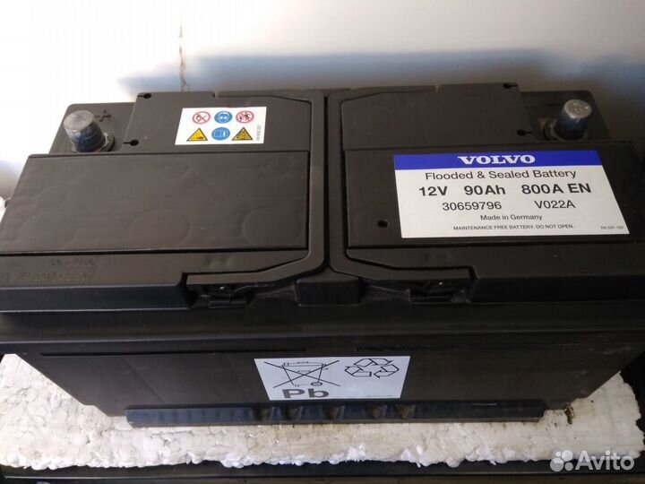 90Ач аккумулятор б/у Volvo 30659796
