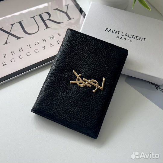 Обложка на паспорт документы Saint Laurent YSL