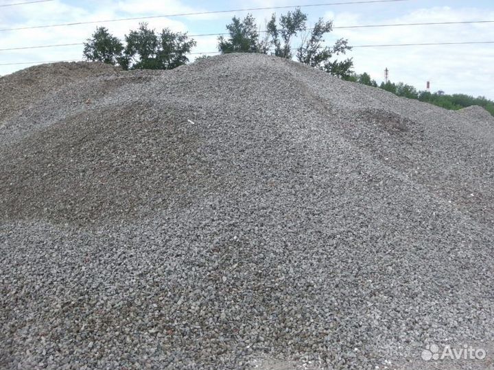 Щебень вторичный любой фракции. Нал/бнал