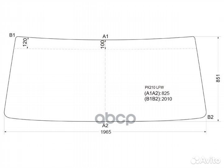 Стекло лобовое в резинку nissan UD/diesel/condo